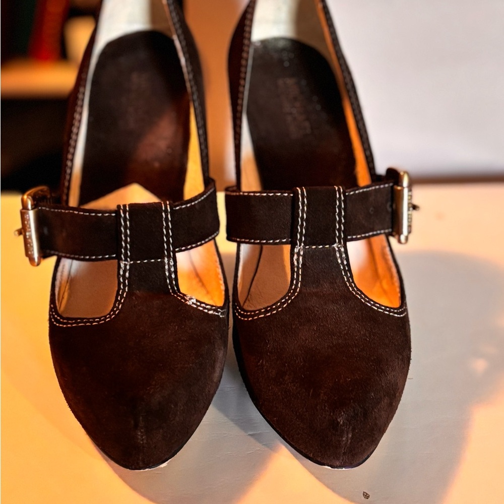 Michael Kors Brown Heels Elegant Design